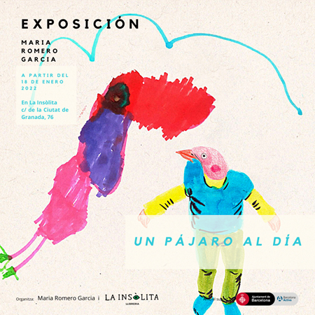 Exposición "Un pájaro al día" de Maria Romero Garcia, en La Insòlita | 