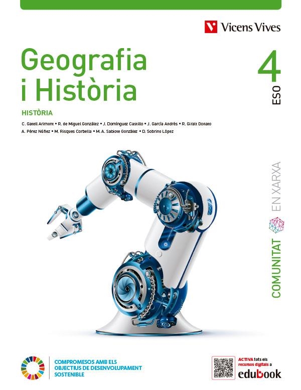 GEOGRAFIA I HISTORIA 4 (COMUNITAT EN XARXA) | 9788468295084 | Gatell Arimont, Cristina / Sobrino Lopez, Diego / Sabiote González, María Ángeles / Risques Corbella