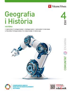 GEOGRAFIA I HISTORIA 4 (COMUNITAT EN XARXA) | 9788468295084 | Gatell Arimont, Cristina / Sobrino Lopez, Diego / Sabiote González, María Ángeles / Risques Corbella
