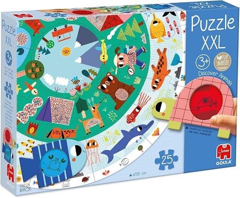 JUEGO PUZZLE XXL DESCUBRE ANIMALES | 8410446531778