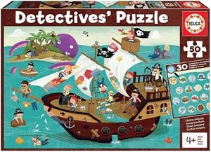 PUZZLE EDUCA 50 PIEZAS PIRATAS DETECTIVES | 8412668188969