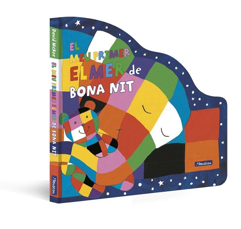 L'Elmer. Llibre de cartró - El meu primer Elmer de bona nit | 9788448861506 | McKee, David