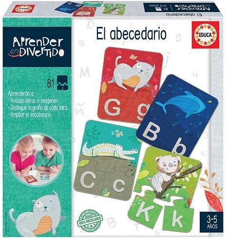 PUZZLE EDUCA EL ABECEDARIO 40 PIEZAS | 8412668186965